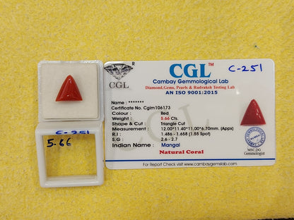 5.66 Carat Natural Coral