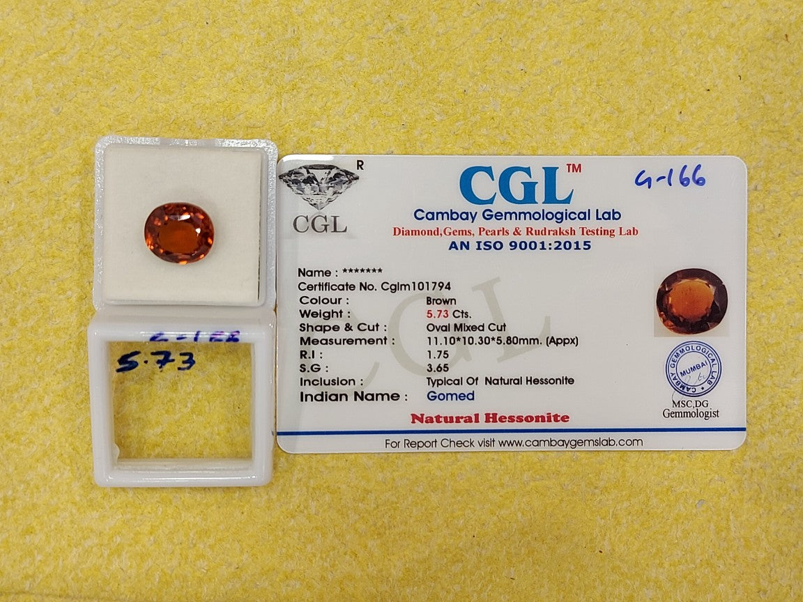 5.73 Carat Natural Garnet