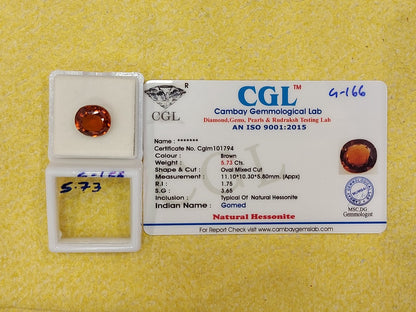 5.73 Carat Natural Garnet