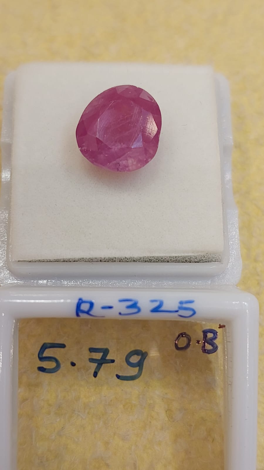 5.79 Carat Natural Old Ruby