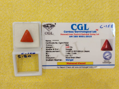 5.80 Carat Natural Coral