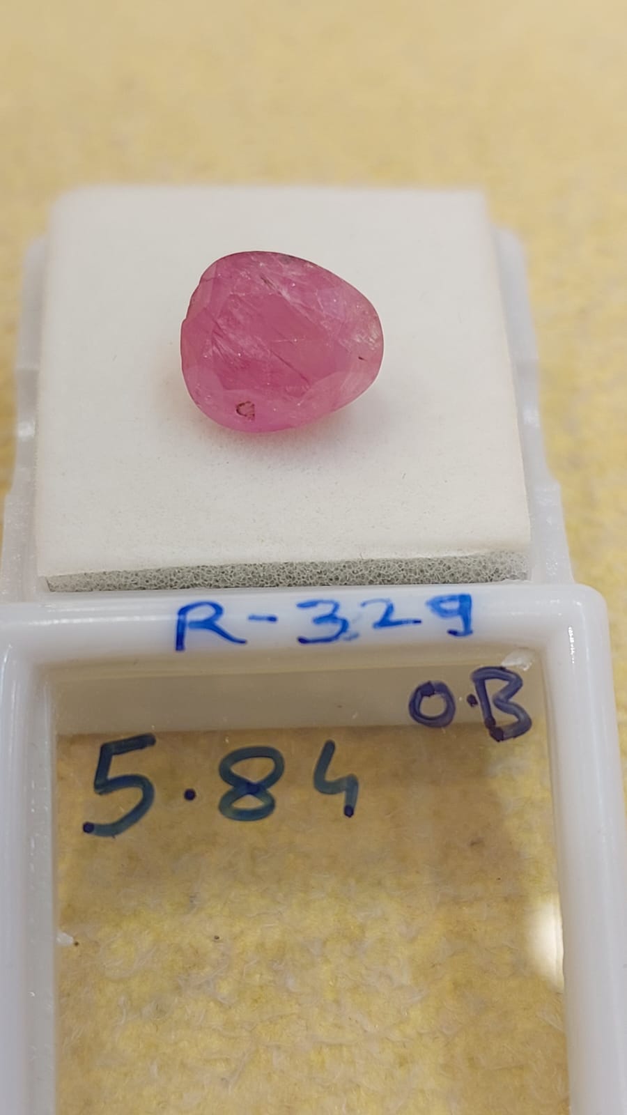 5.84 Carat Natural Old Ruby