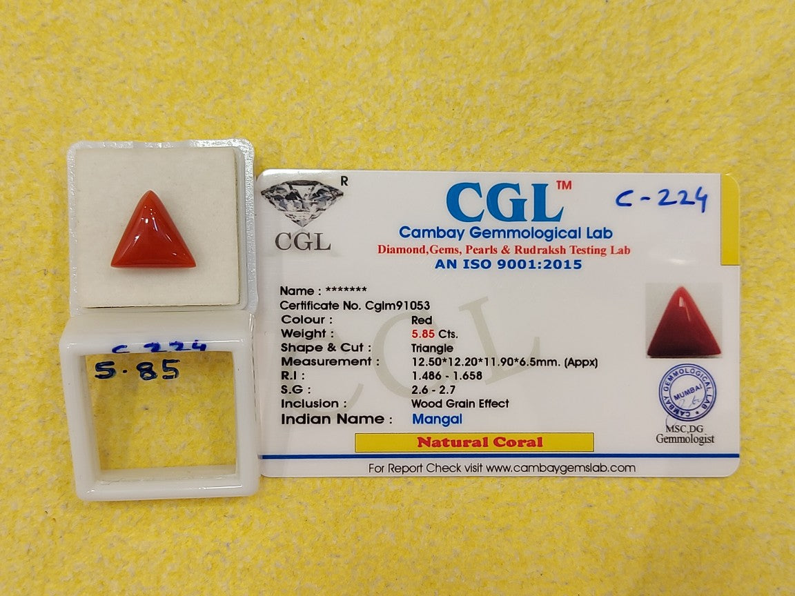 5.85 Carat Natural Coral