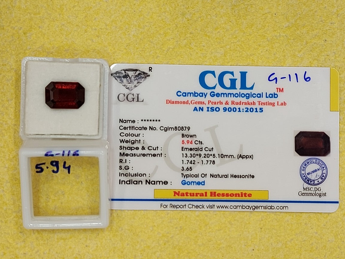 5.94 Carat Natural Garnet