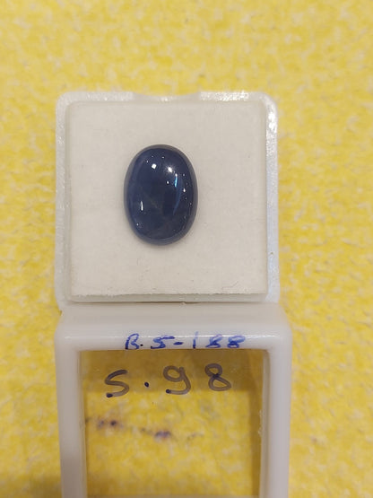 5.98  Carat Natural Blue Sapphire Stone