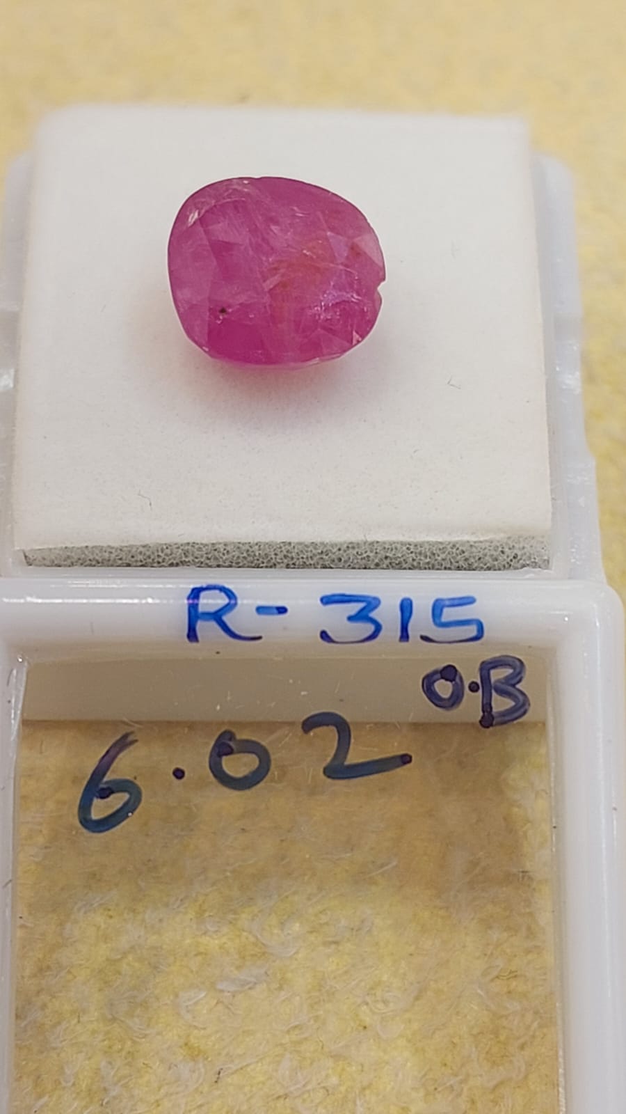 6.02 Carat Natural Old Ruby