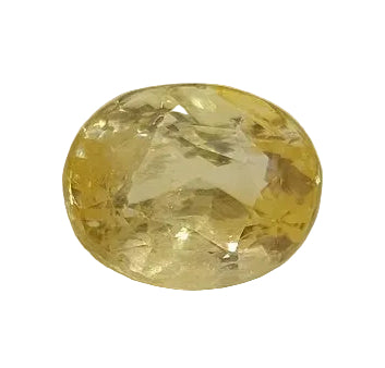 6.08 Carat Natural Yellow Sapphire Stone