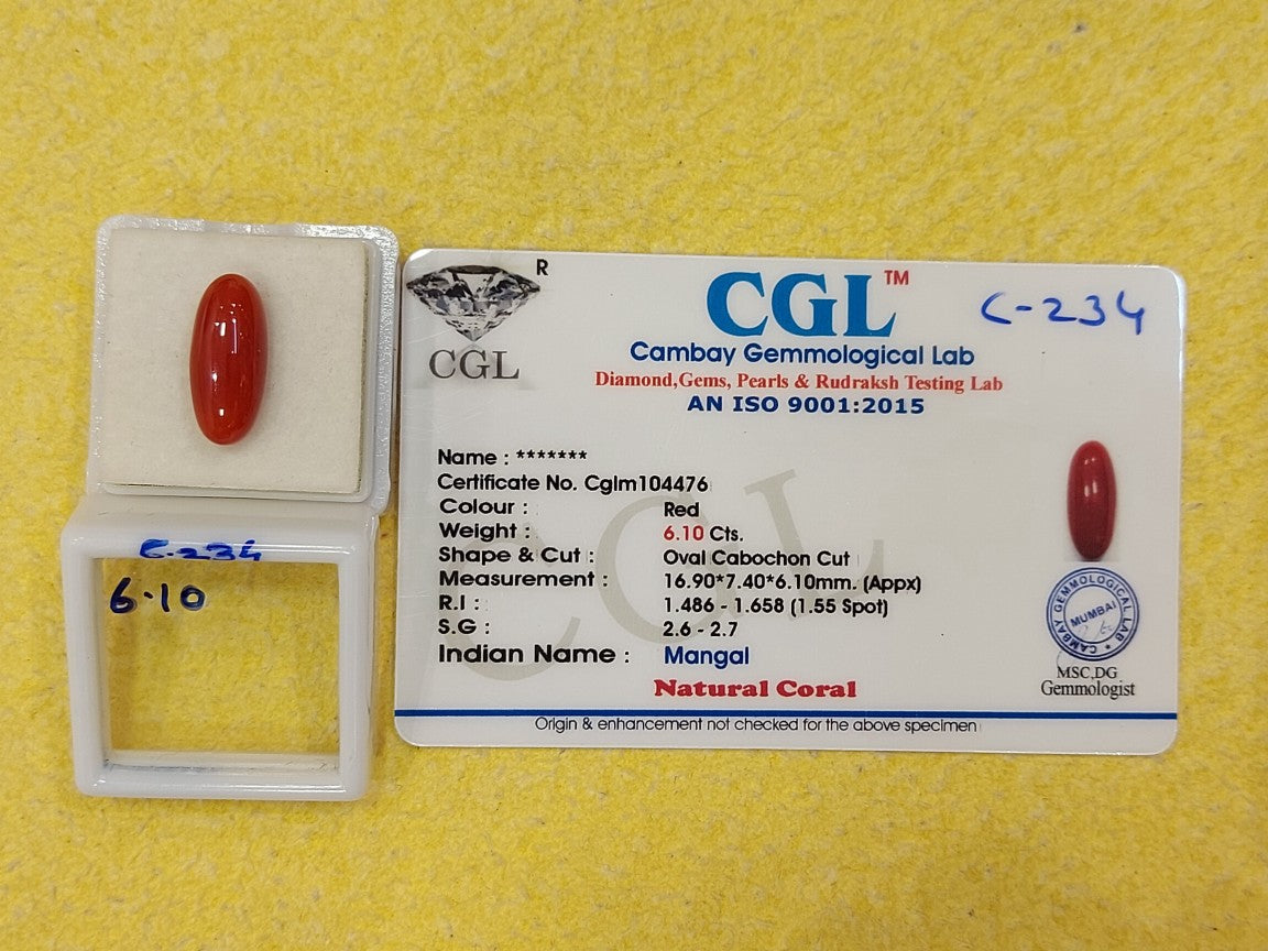 6.10 Carat Natural Coral