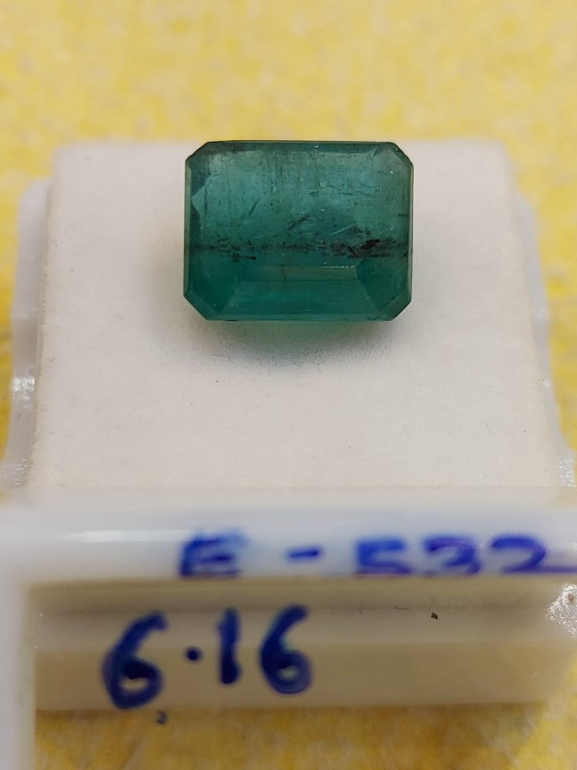 6.16	Carat Natural Emerald Stone