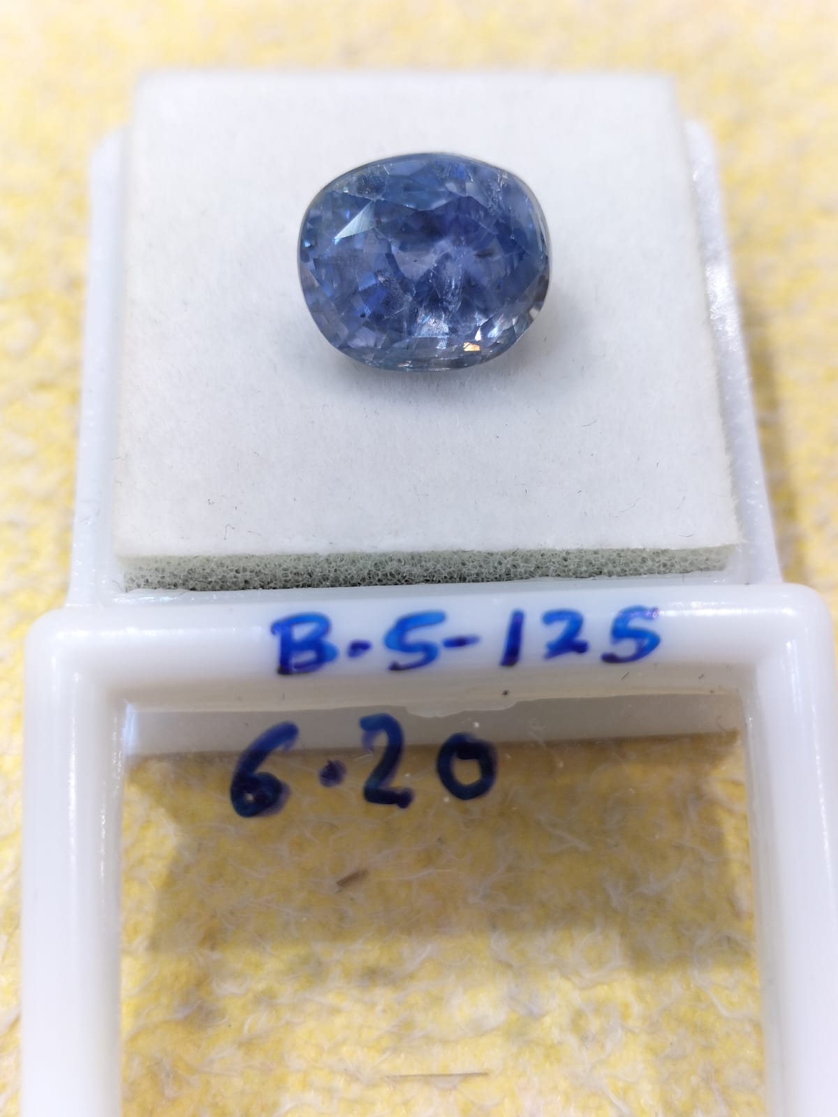 6.20 Carat Natural Blue Sapphire Stone