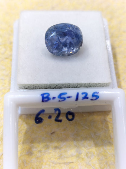 6.20 Carat Natural Blue Sapphire Stone