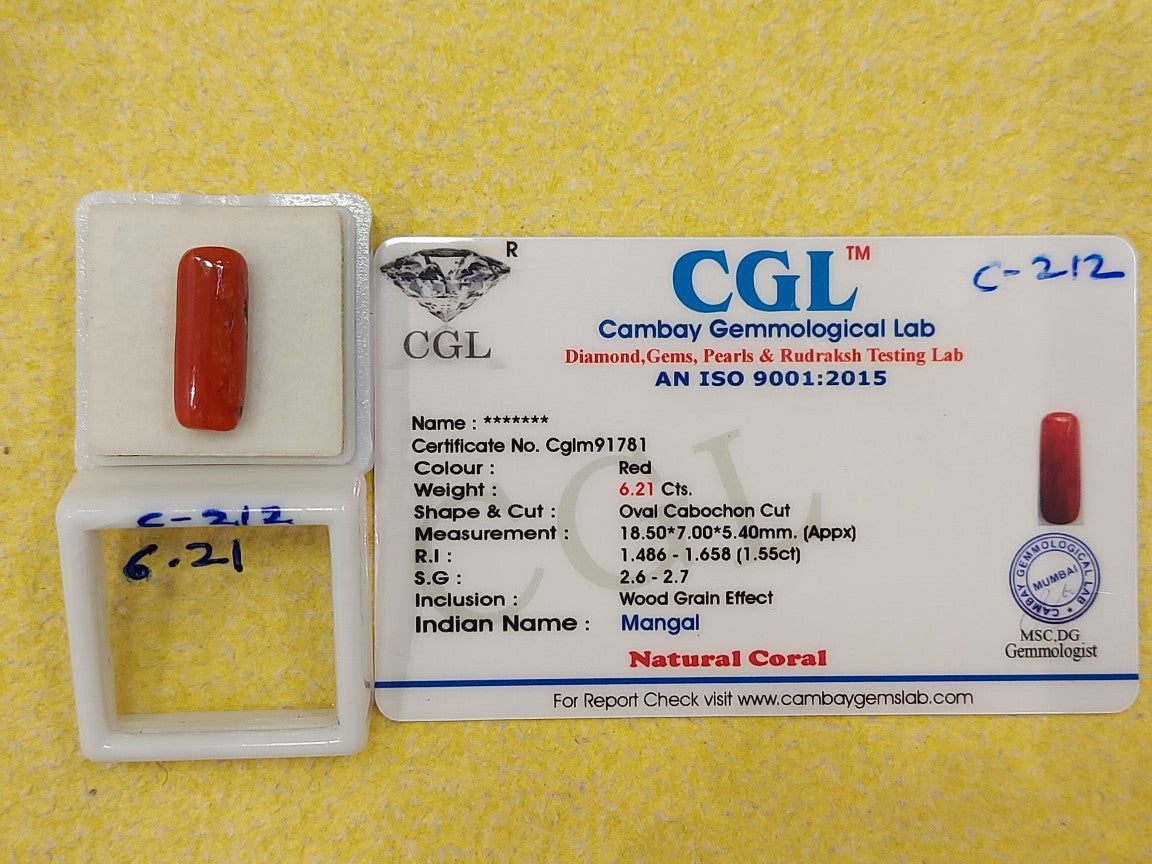 6.21 Carat Natural Coral
