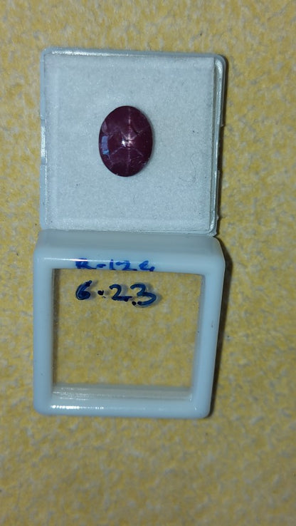 6.23 Carat Natural Old Ruby