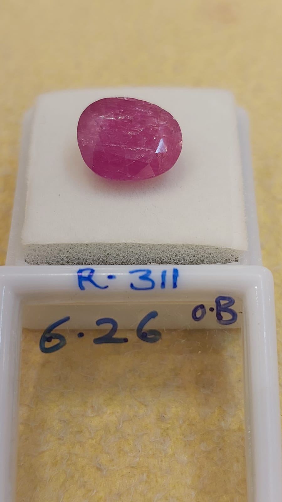 6.26 Carat Natural Old Ruby