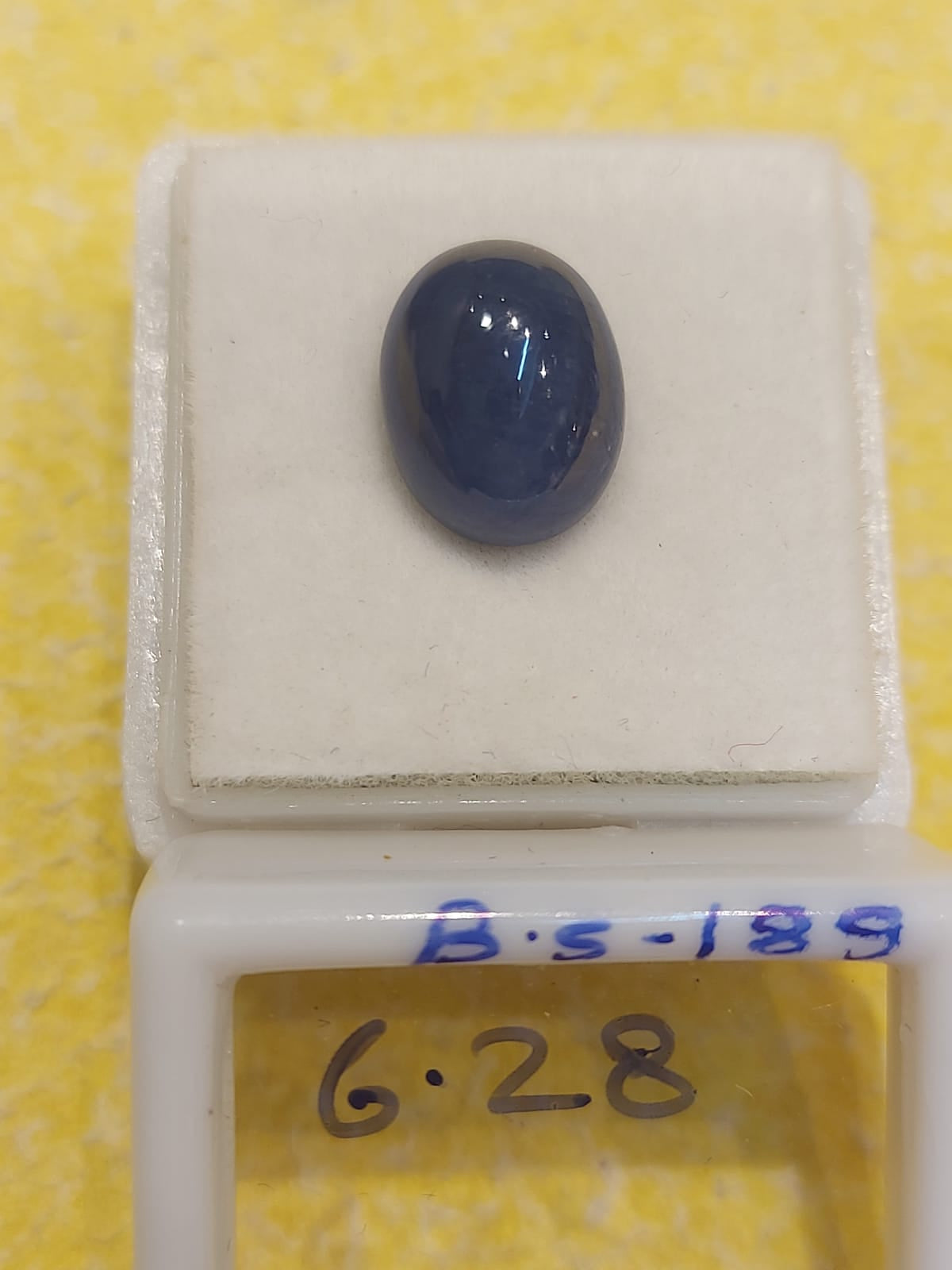 6.28 Carat Natural Blue Sapphire Stone