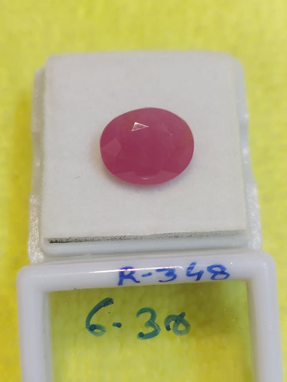 6.30 Carat Natural Old Ruby