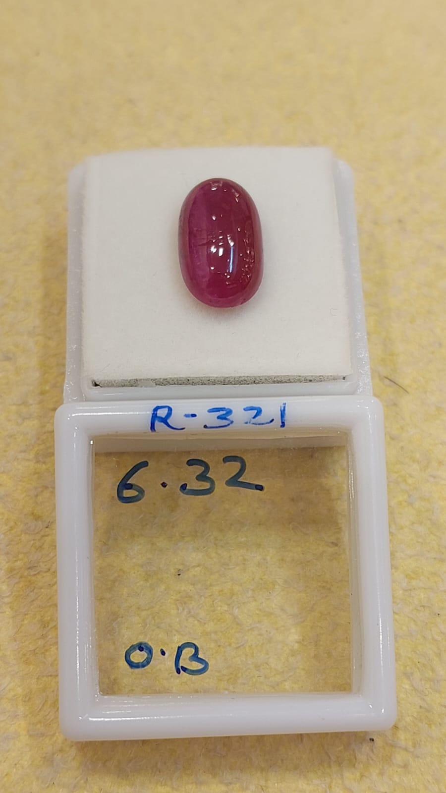 6.32 Carat Natural Old Ruby