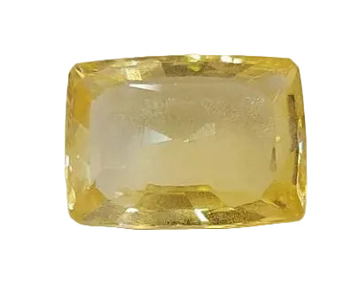 6.42  Carat Natural Yellow Sapphire Stone