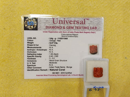 6.47 Carat Natural Coral