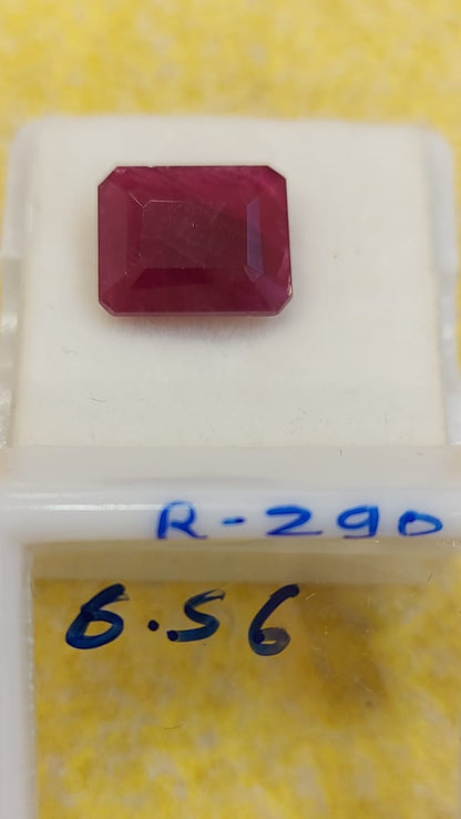 6.56 Carat Natural Old Ruby