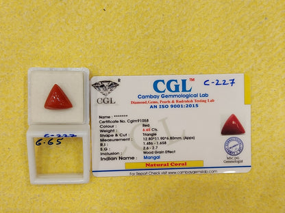 6.65 Carat Natural Coral