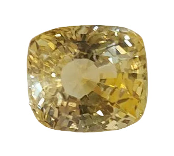 6.66  Carat Natural Yellow Sapphire Stone