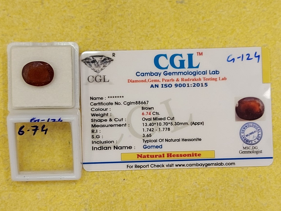 6.74 Carat Natural Garnet