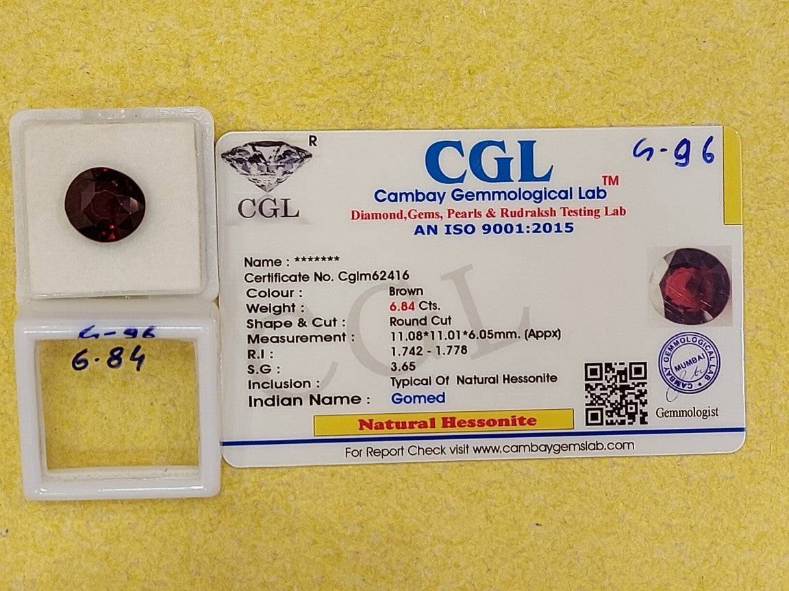 6.84 Carat Natural Garnet