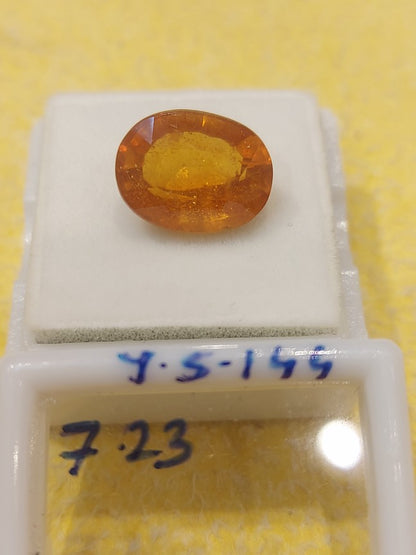 7.23 Carat Natural Yellow Sapphire Stone