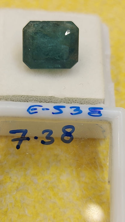 7.38	Carat Natural Emerald Stone