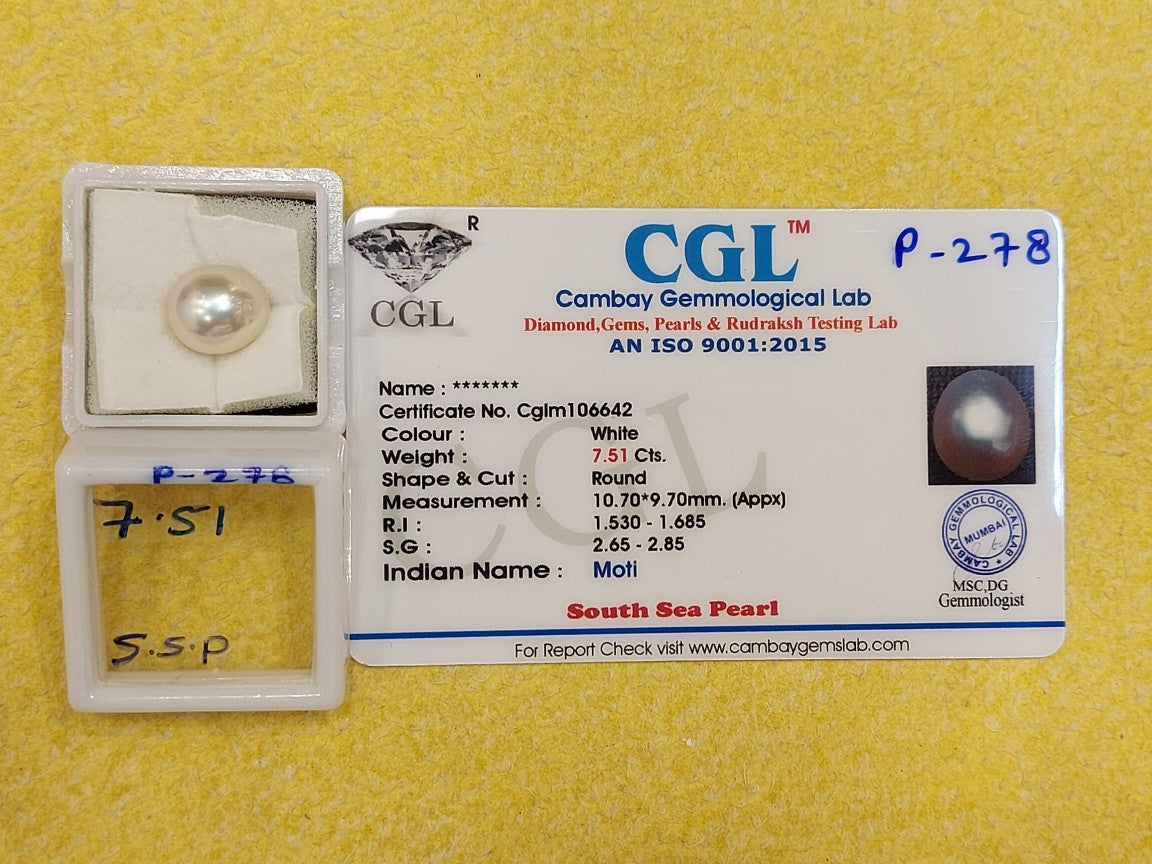 7.51 Carat South Sea Pearl