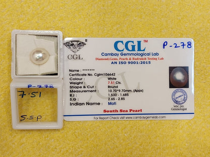 7.51 Carat South Sea Pearl