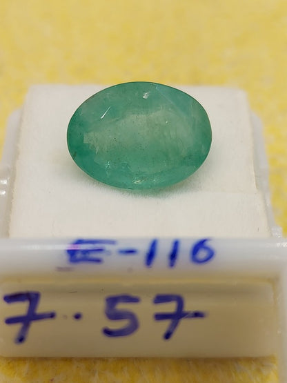 7.54	Carat Natural Emerald Stone