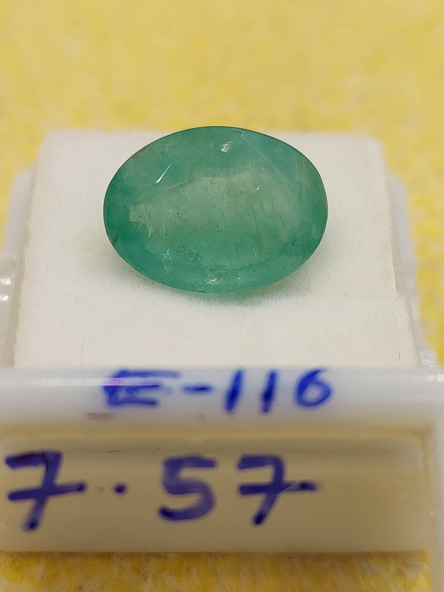 7.54	Carat Natural Emerald Stone