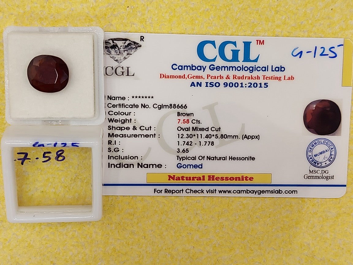 7.58 Carat Natural Garnet