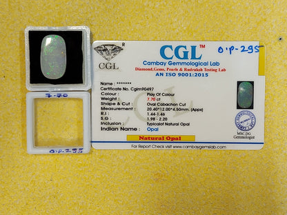 7.70 Carat Natural Opal Stone