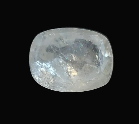 7.71 Carat Natural White Sapphire Stone