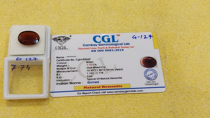 7.74 Carat Natural Garnet