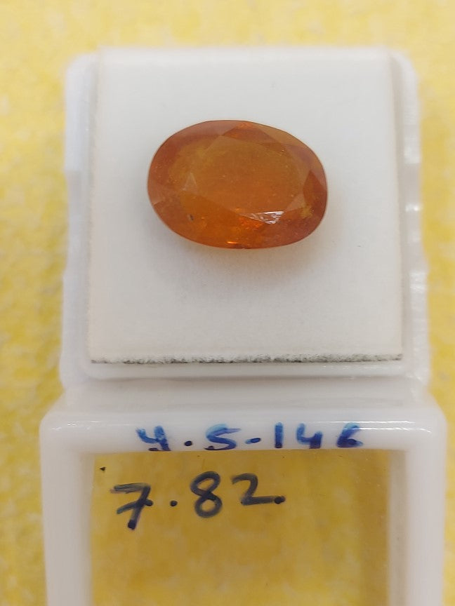 7.82 Carat Natural Yellow Sapphire Stone