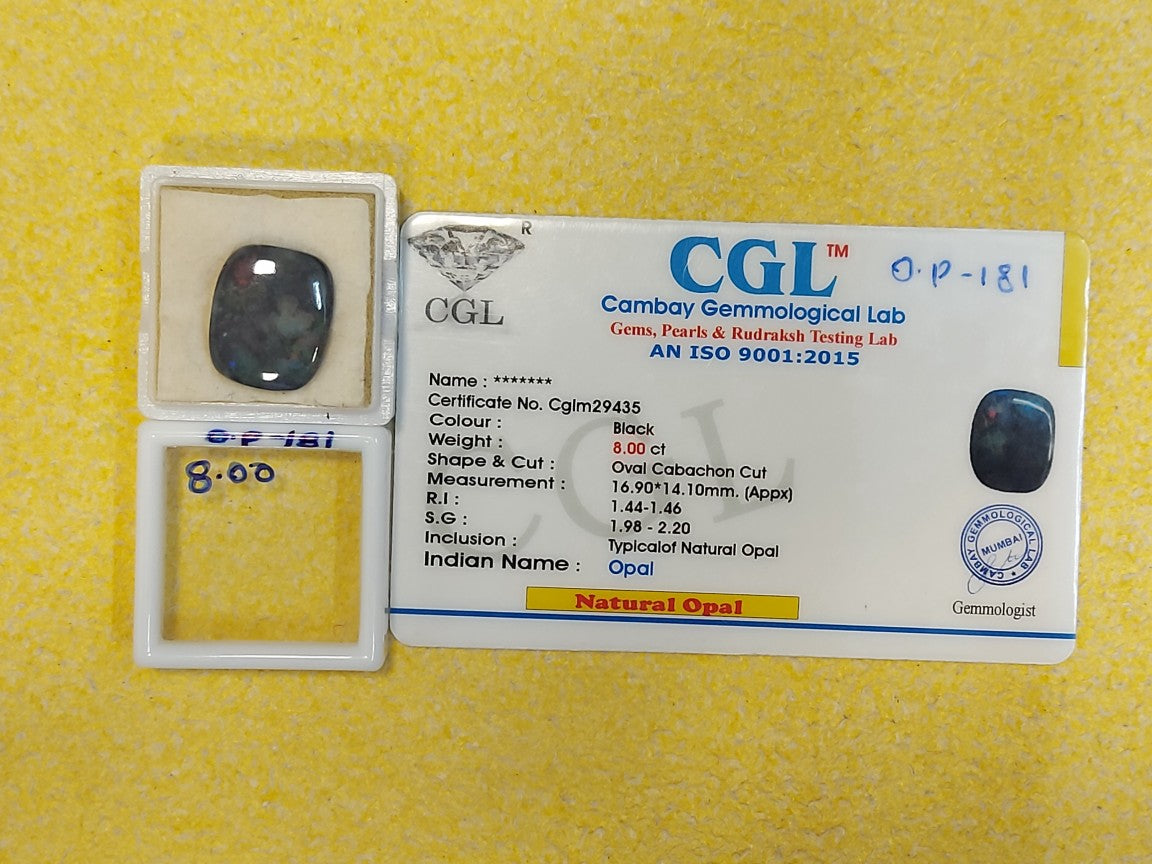 8.00 Carat Natural Opal Stone