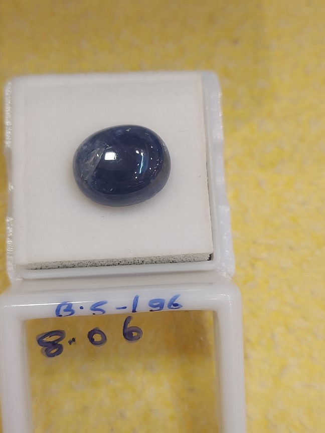 8.06 Carat Natural Blue Sapphire Stone