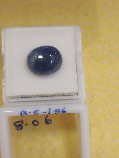 8.06 Carat Natural Blue Sapphire Stone