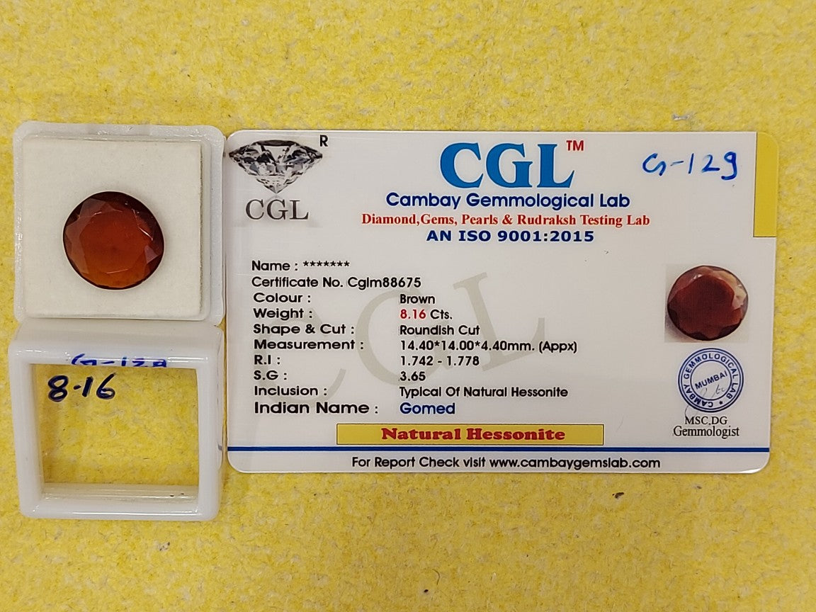 8.16 Carat Natural Garnet