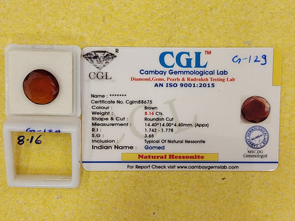 8.16 Carat Natural Garnet