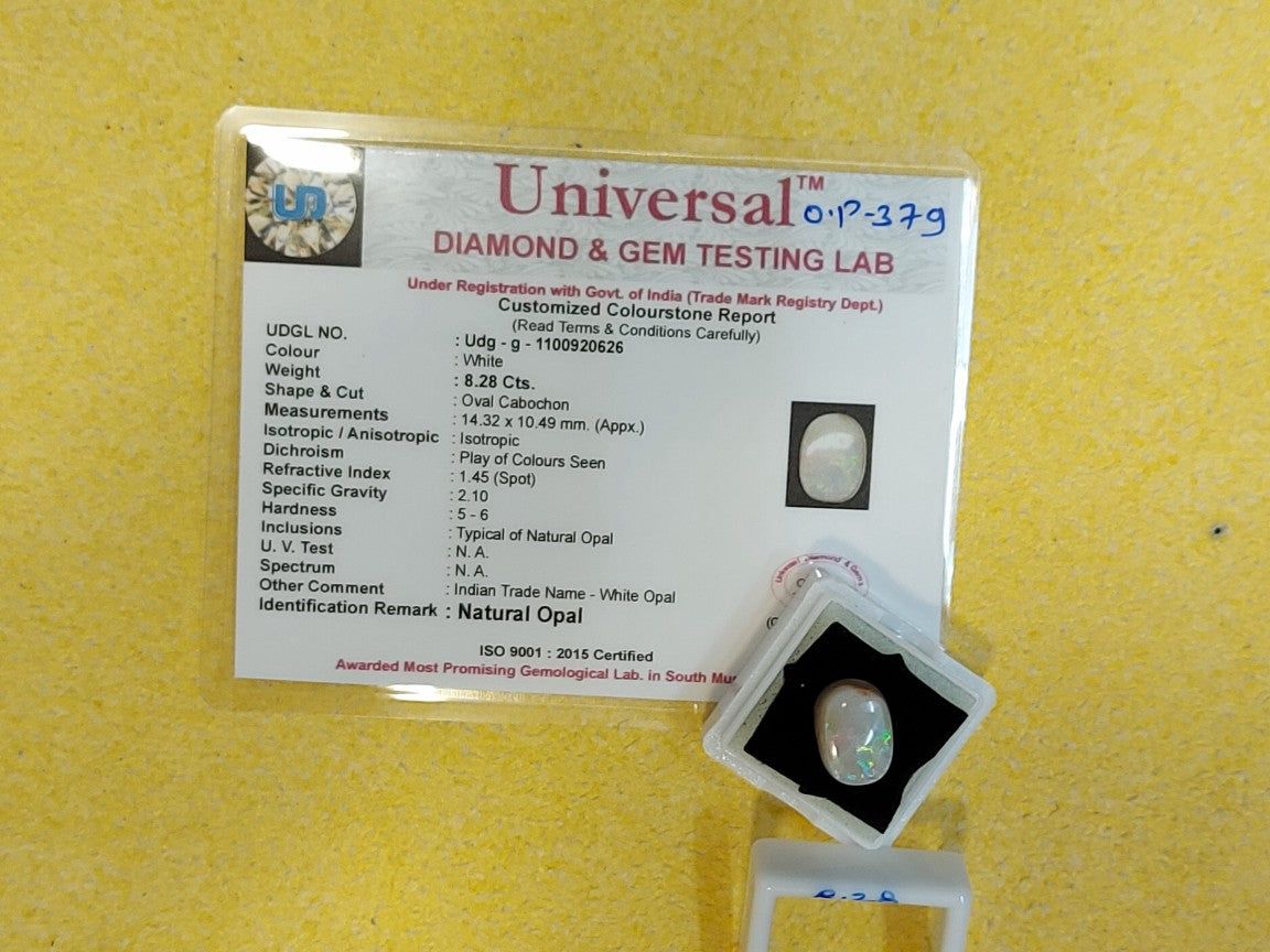 8.28 Carat Natural Opal Stone