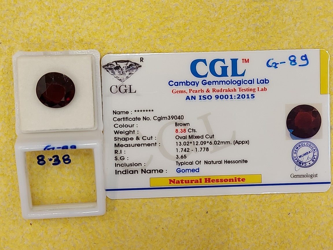8.38 Carat Natural Garnet