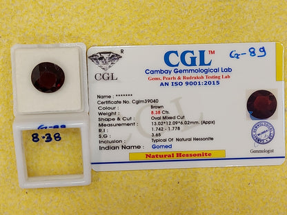 8.38 Carat Natural Garnet