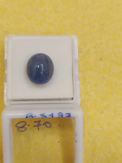 8.70 Carat Natural Blue Sapphire Stone