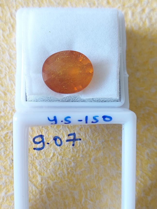 9.07 Carat Natural Yellow Sapphire Stone