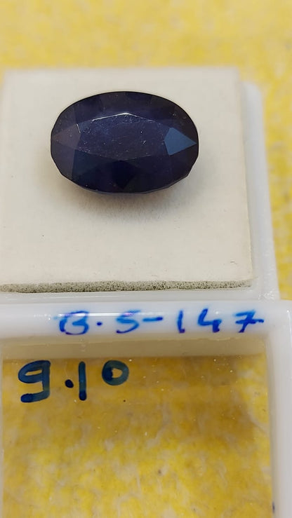 9.10 Carat Natural Blue Sapphire Stone